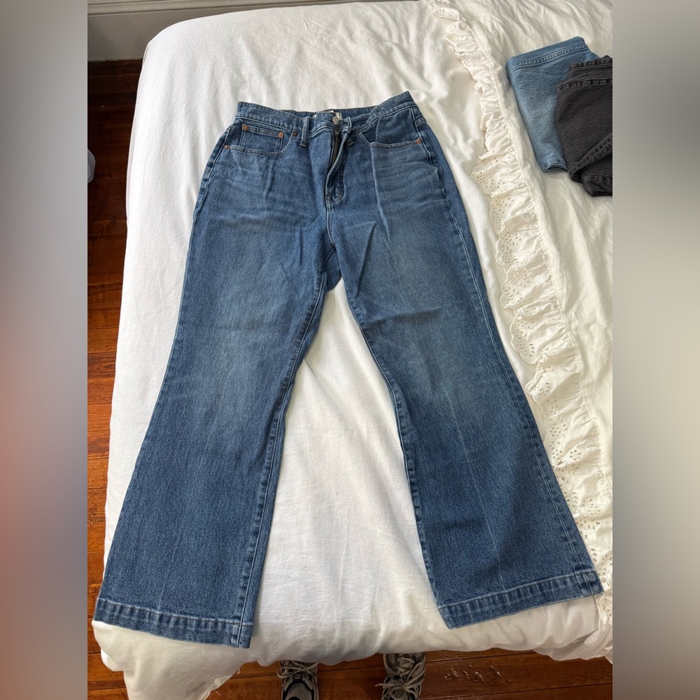 Madewell Perfect Vintage Flare Crop Jeans